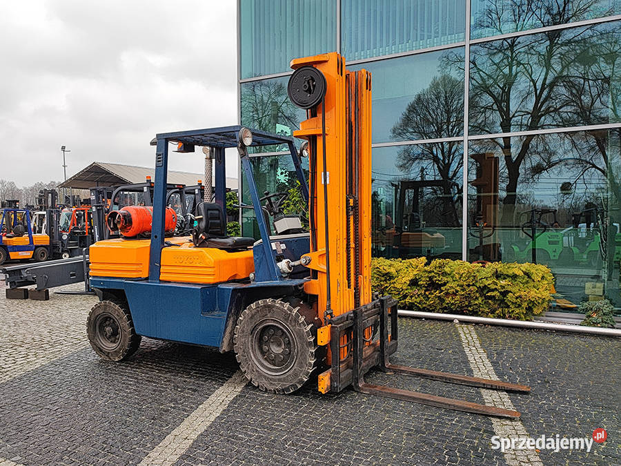 wózek widłowy Toyota 025FG40 LPG triplex 6 m 4 Wózki widłowe Kęty
