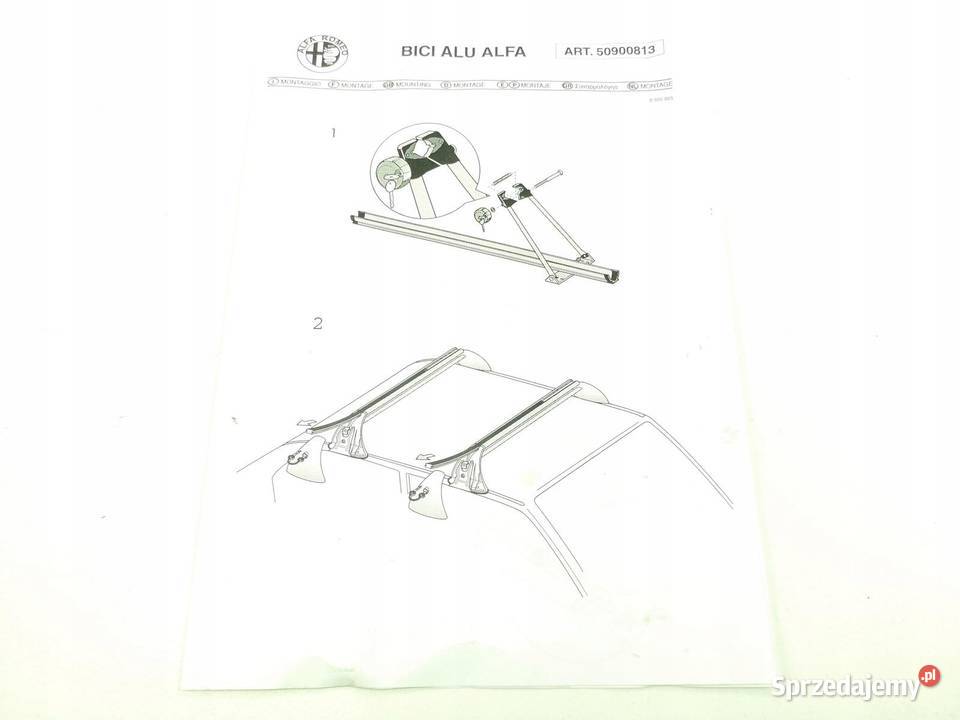 SZYNA DACHOWA NA ROWER ALFA ROMEO 147 20002010 osobowe sprzedam