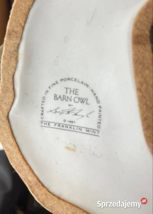 Porcelanowa Sowa Franklin Zielona Góra sprzedam