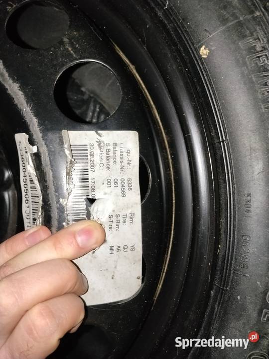 Koło dojazdowe dojazdówka Continental 5x110 T Warszawa