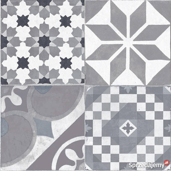 TERAKOTA MOMENTS PATCHWORK GRI I 45X45 162m2 8 Dom i Ogród Krzywda