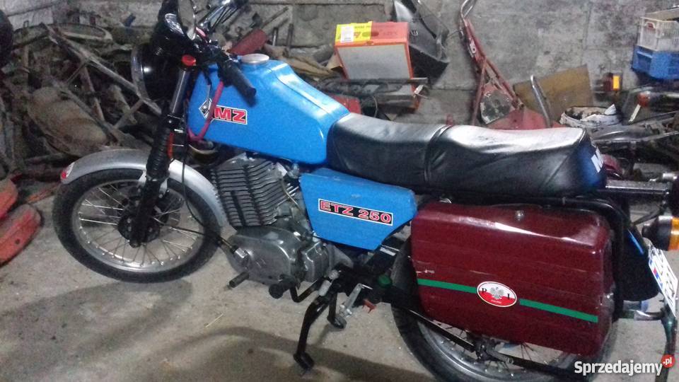 mz 250 etz oryginalny lakier wersja policyjna Baranów sprzedam