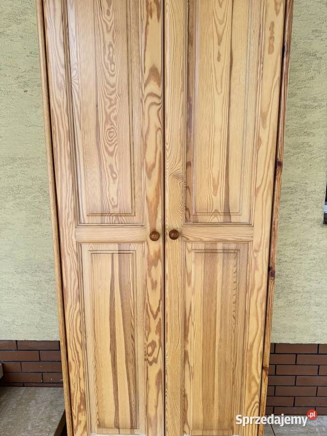 Szafa drewniana sosnowa 100 80 bieliźniarka Garwolin