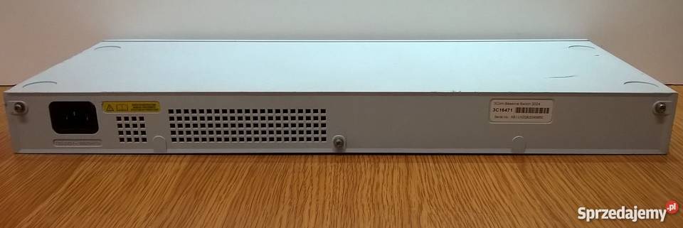 Switch 3COM Baseline 2024 3C16471 24 porty gw FV 3com Częstochowa