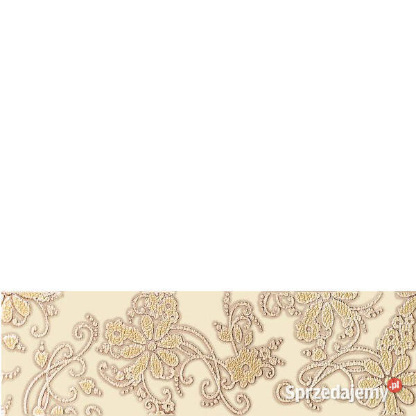 Listwa Delicate beige Kwiaty 15 x 50 Paradyż Listwy i profile zachodniopomorskie Białogard sprzedam