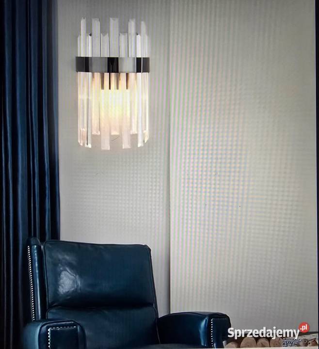 Nordycki luksusowy kinkiet kryształowy E14 LED Nowy Korczyn sprzedam