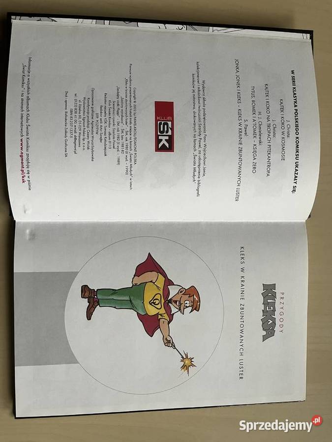 PRZYGODY KLEKSA 2002 album koilekcjonerski 112 Kultura i Rozrywka Sierosław sprzedam