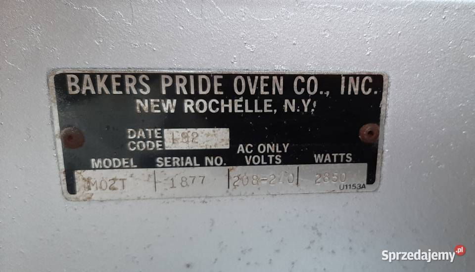 Włoski piec do pizzy zapiekanek 230v