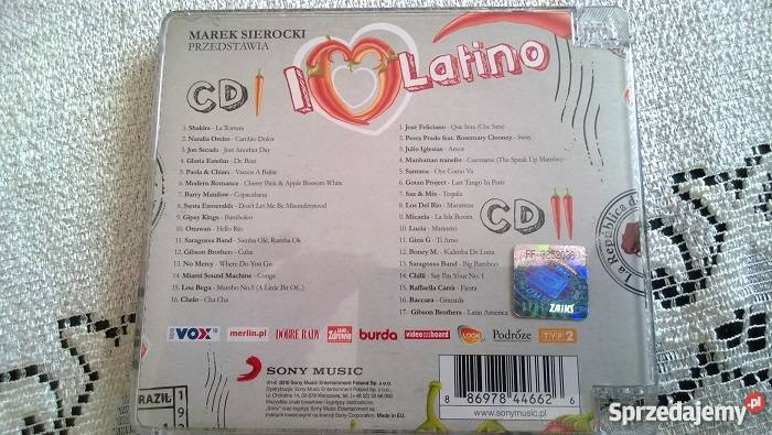 Marek Sierocki I LOVE LATINO 2xCD SONY MUSIC Rzeszów