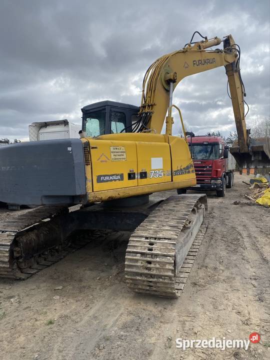 Koparka gąsienicowa Furukawa 735 12000h Koparki Lipno