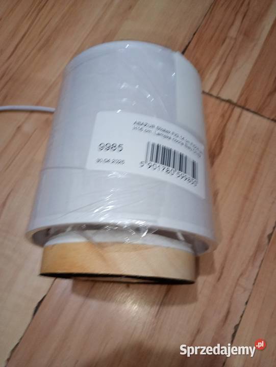 lampka nocna biurkowa stożek 1416 biała nowa LED Szczecin sprzedam