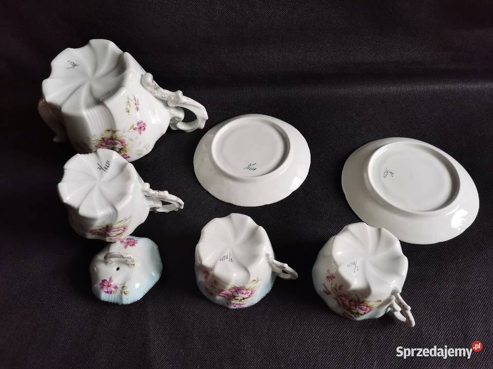 Stara przedwojenna ciekawa porcelana Secesja Siemianowice Śląskie