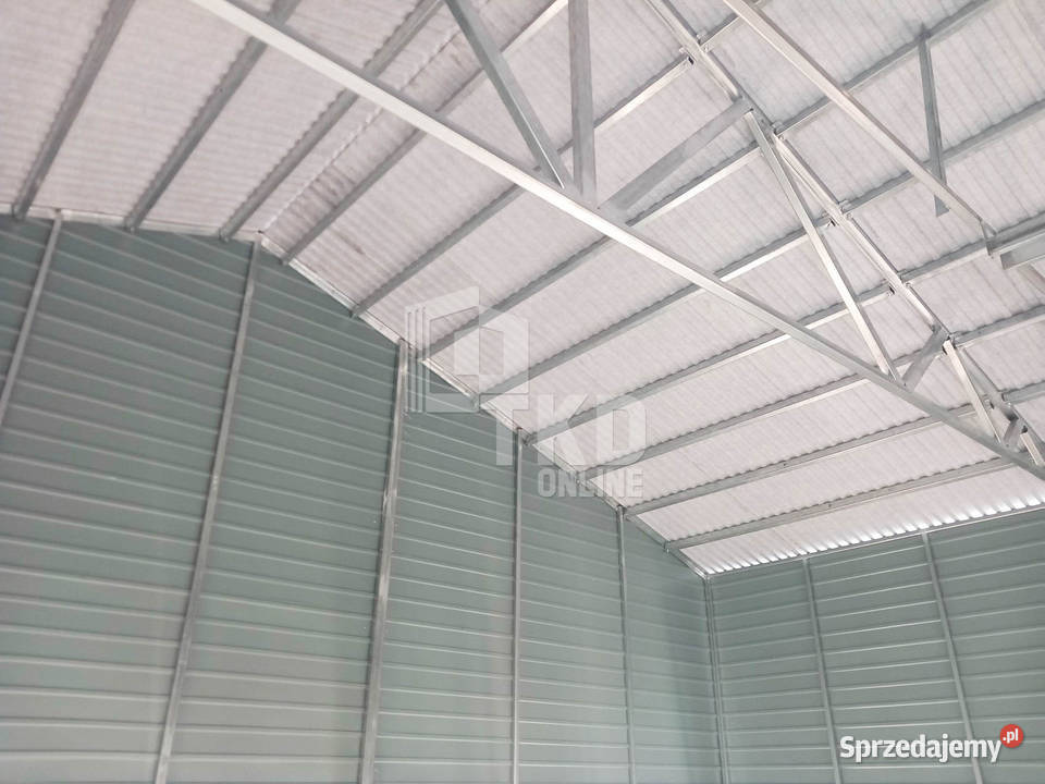 Garaż Blaszany 6x5 wiata 2x Brama Podwyższenie Zielona Góra