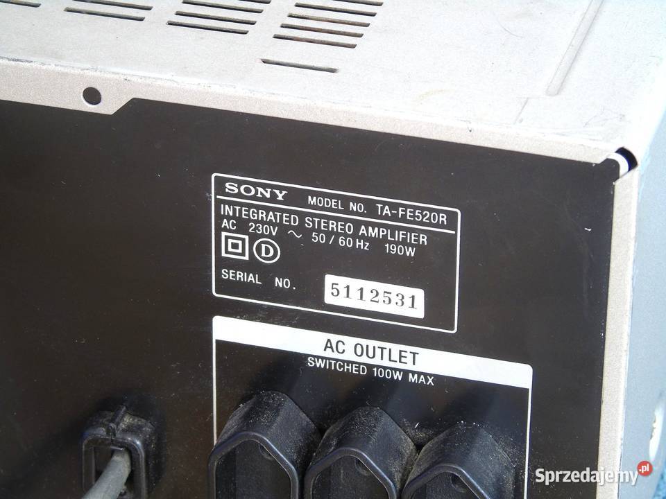 Wzmacniacz Sony TAFE320R sprawny i mocny DOSTAWA Jasło