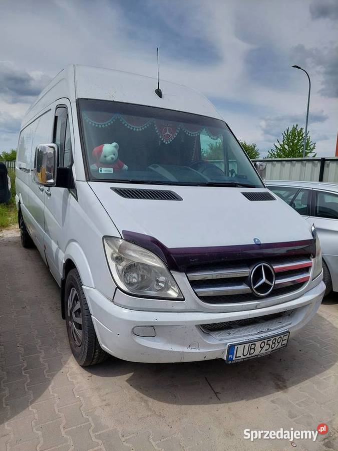 Mercedes Benz sprinter 906 22 dci biały Samochody dostawcze Niedrzwica Duża