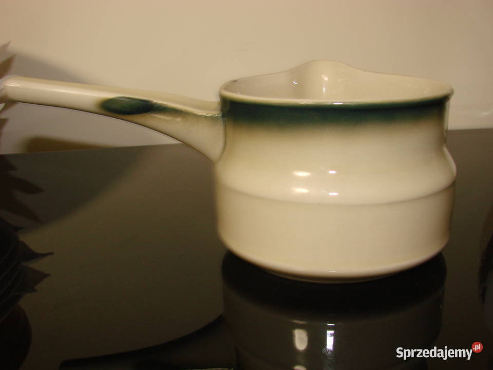 Tułowice porcelitowy rondelek pomorskie Pruszcz Gdański