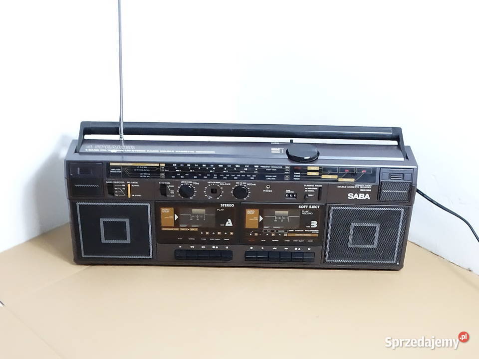 Radiomagnetofon SABA RCR 590 HS Boombox Vintage Biłgoraj