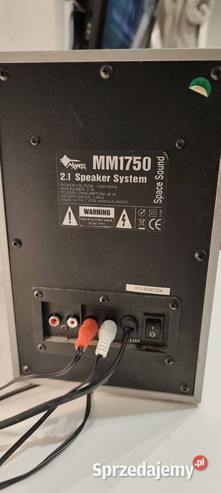 Głośniki Manta MM1750 Nowy Dwór Mazowiecki