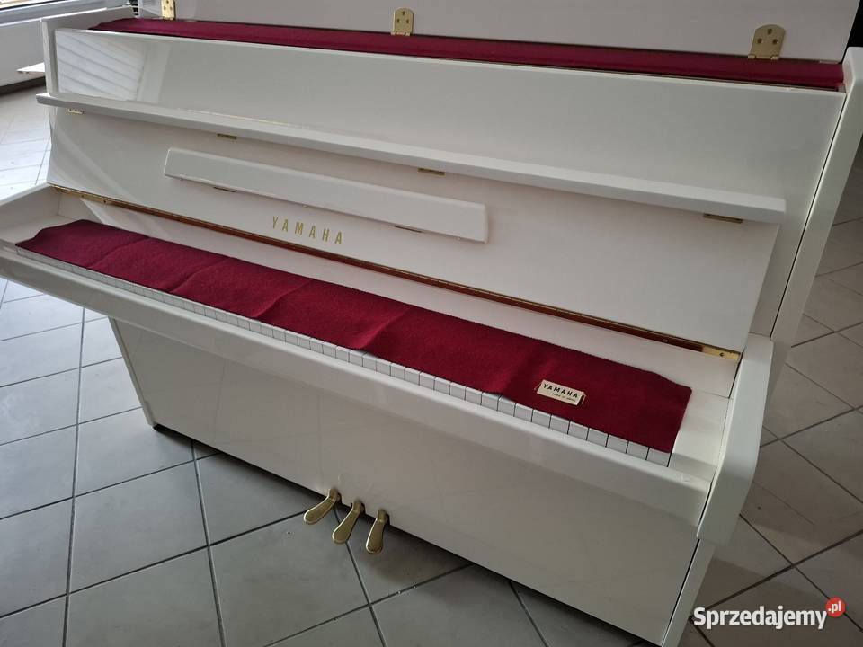 Pianino Yamaha B1 PWH stan fabryczny białe