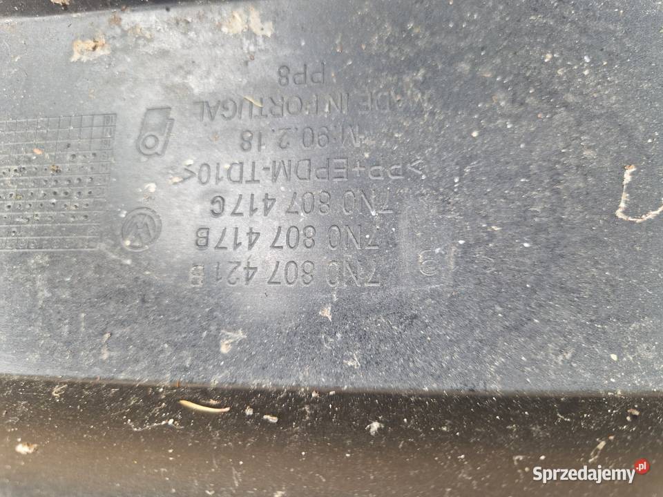 VW SHARAN 10 PDC ZDERZAK TYŁ 7N0807421 osobowe Słowikowo