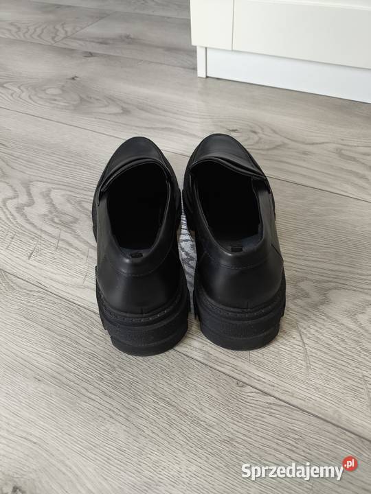 Mokasyny damskie loafersy Only na grubej wielkopolskie