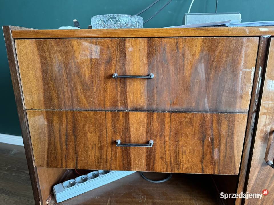 meble PRL zestaw regały komoda Lublin