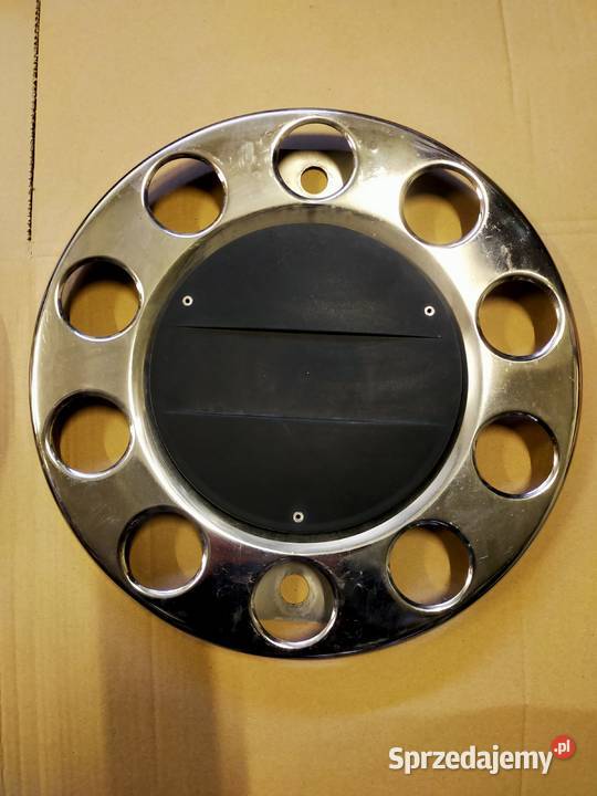 Kołpak koła przedniego DAF 10 otworów niklowany Brzozówka