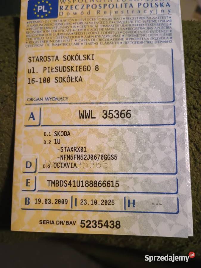 Skoda Octavia 19tdi liftbeck 105 Sokółka