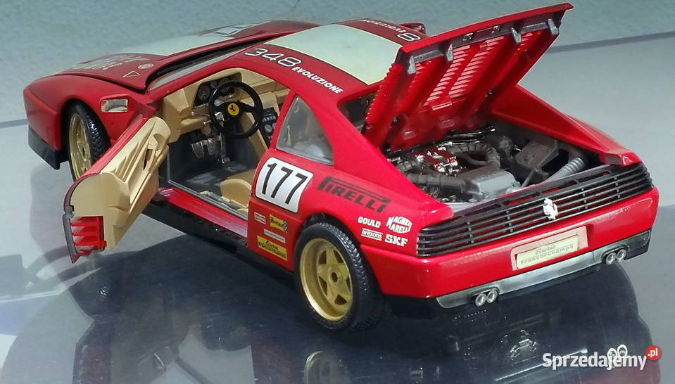 Bburago Ferrari 348 tb Evoluzione 118 Made in Lubin