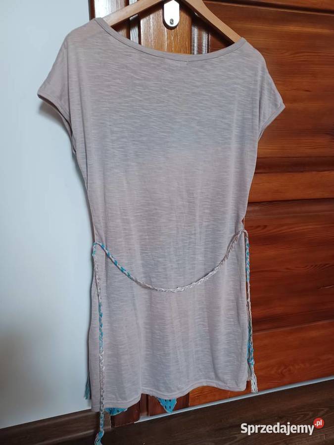 Tunika Exquisss ML nowa niebieska beżowa biała z Rzeszów