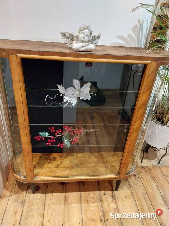 Retro witryna lata 50 te serwantka biblioteczka