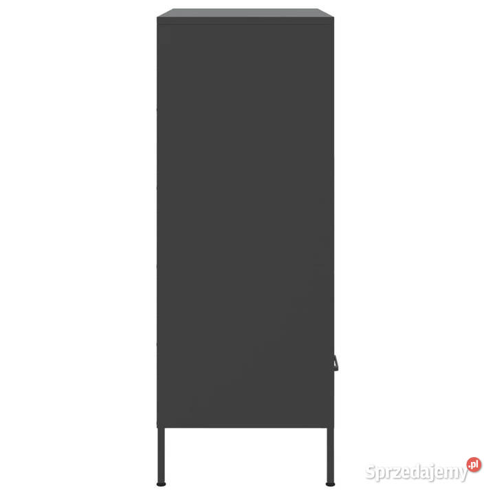 Szafka czarna 68x39x1015 stal WM843102 Warszawa