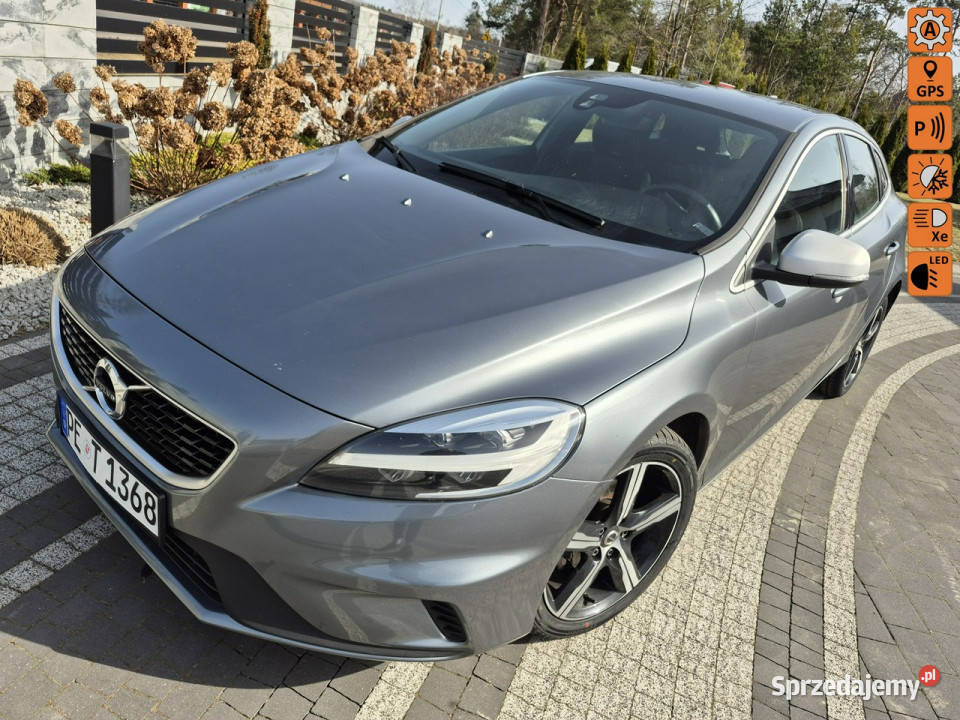 Volvo V40 20D2 RDESIGN navi full led chromy Nowe relingi dachowe Drelów