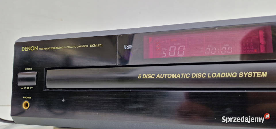 Denon DCM 270 DCM270 CD zmieniarka Elektronika Międzychód