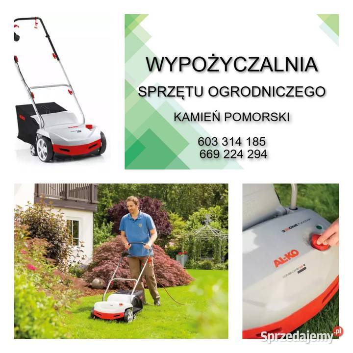 WERTYKULATOR ELEKTRYCZNY ALKO Wynajem Kamień Kamień Pomorski