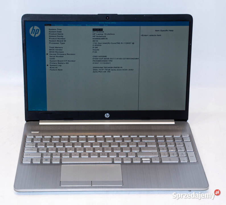 Laptop HP i51135G7 energooszczędny 156 IPS podkarpackie sprzedam
