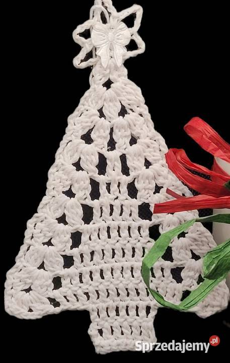 Zawieszki na choinkęchoinki 6 biały Krzywaczka sprzedam