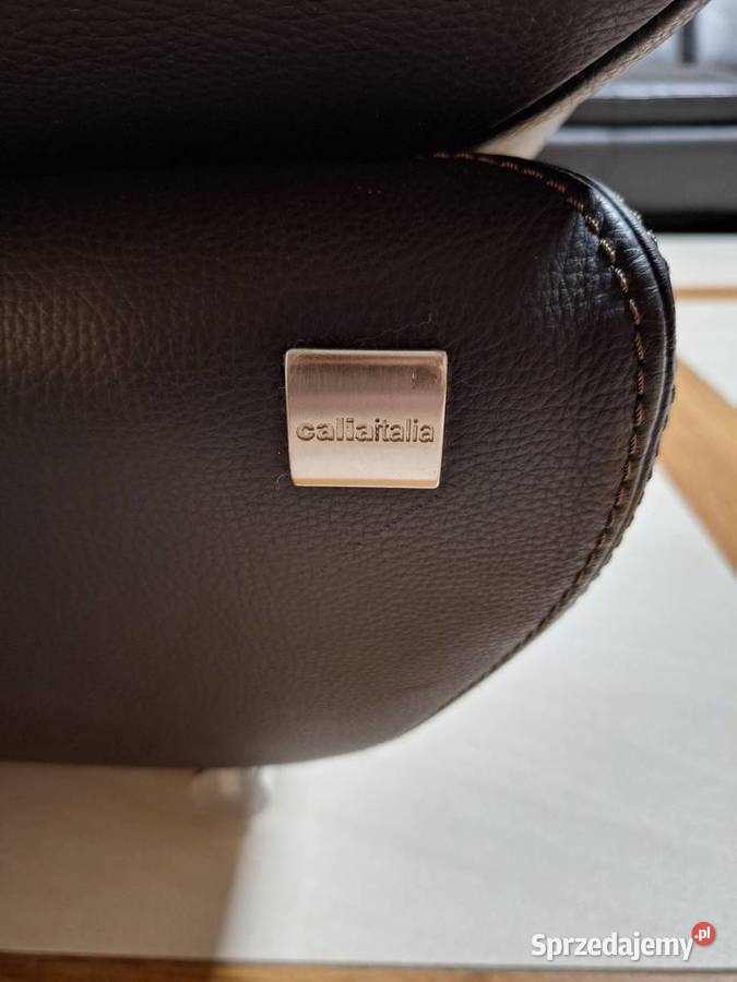 CALIA ITALIA narożnik wypoczynek skóra naturalna Borki