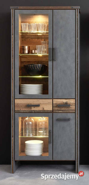 PRISMA witryna salonowa styl industrialny 212cm Rzeszów
