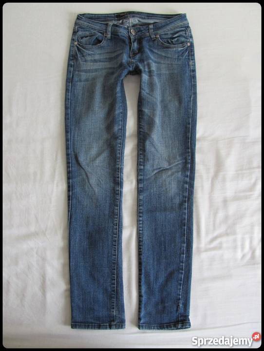 Spodnie jeansowe damskie rozmiar 30 pasują na 38 Długie Płock