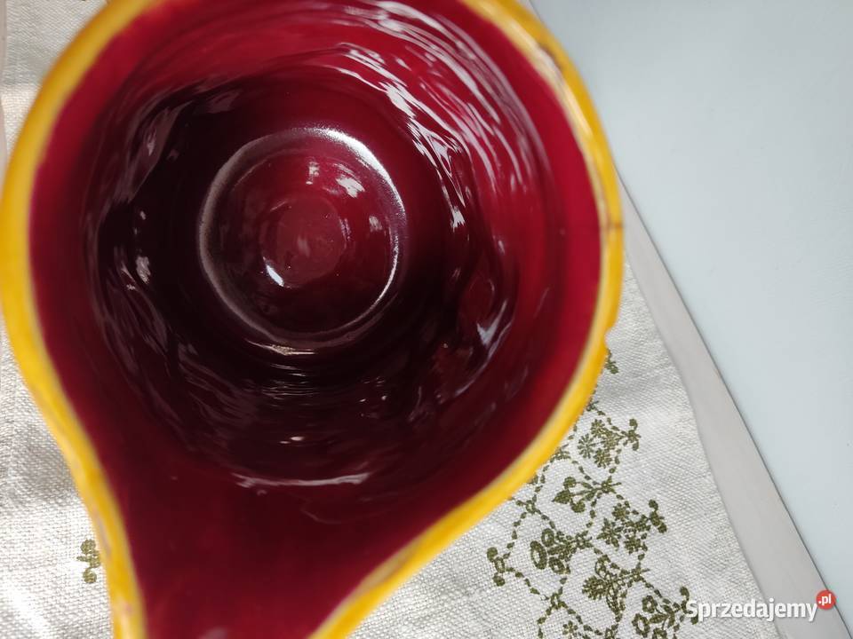 Dzbanek kufel ceramiczny Antique Boch Freres Głuchołazy
