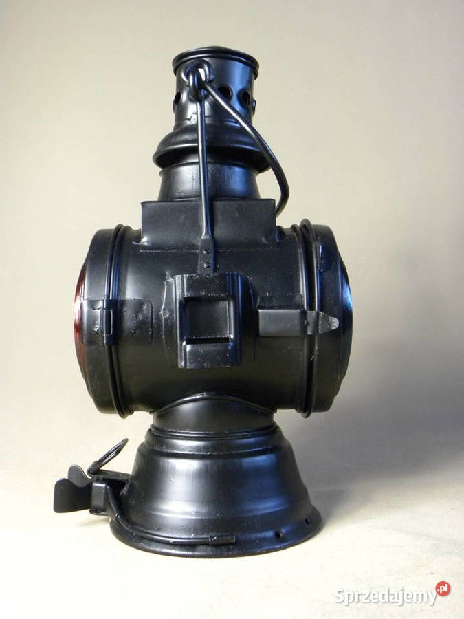 Kolekcjonerska lampa naftowa kolejowa semaforowa Legnica