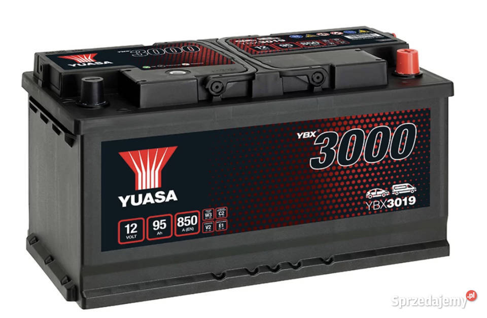 Akumulator Yuasa Standard 12V 95Ah 850A DARMOWA Płock sprzedam
