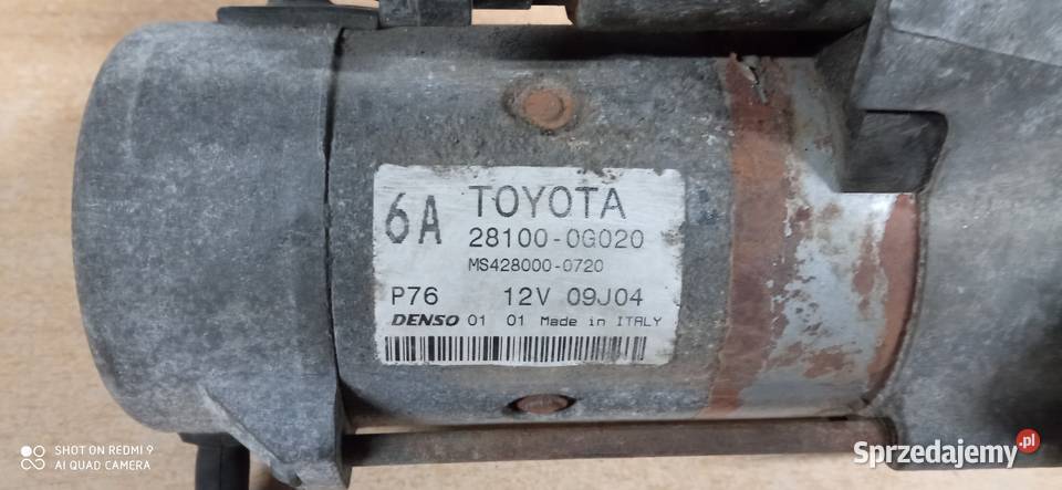 Rozrusznik OE Toyota Avensis 20 D4D 281000G020 osobowe sprzedam
