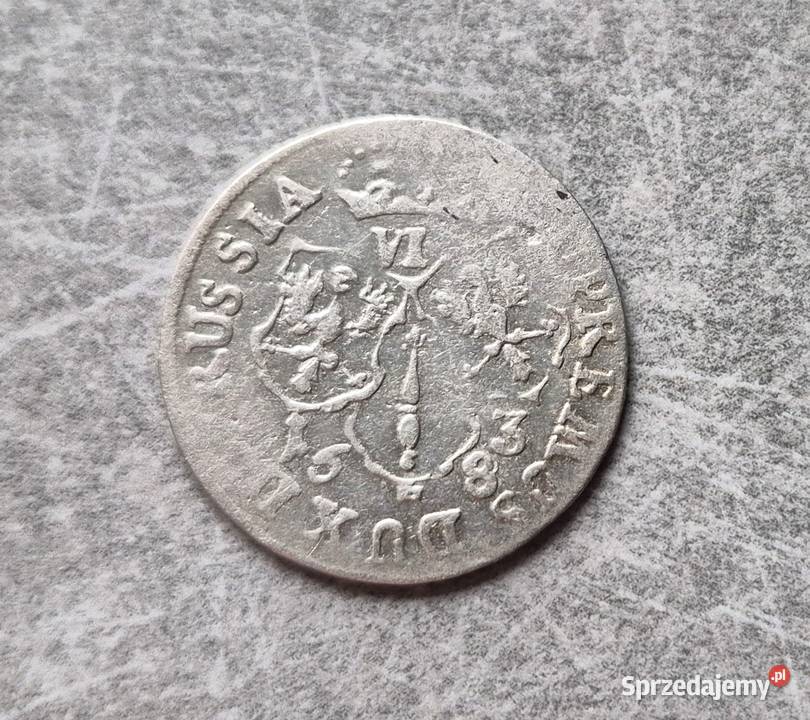 35 PRUSY KSIĄŻĘCE srebro Szóstak 1683 r Wola Kruszyńska