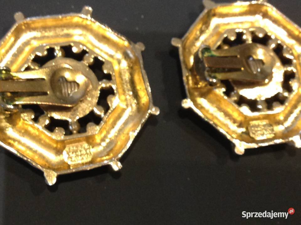 Vintage Klipsy do Uszu Damskie Christian Dior Nowa Sól