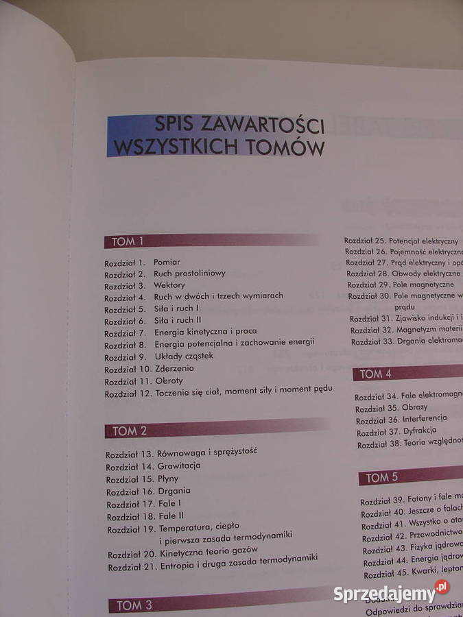 Podstawy fizyki Tom 1 David Halliday Jearl Podręczniki Łódź sprzedam