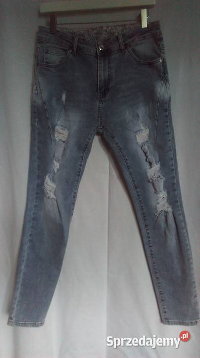 SPODNIE damskie JEANS jasny r L jakość NOWE Białystok