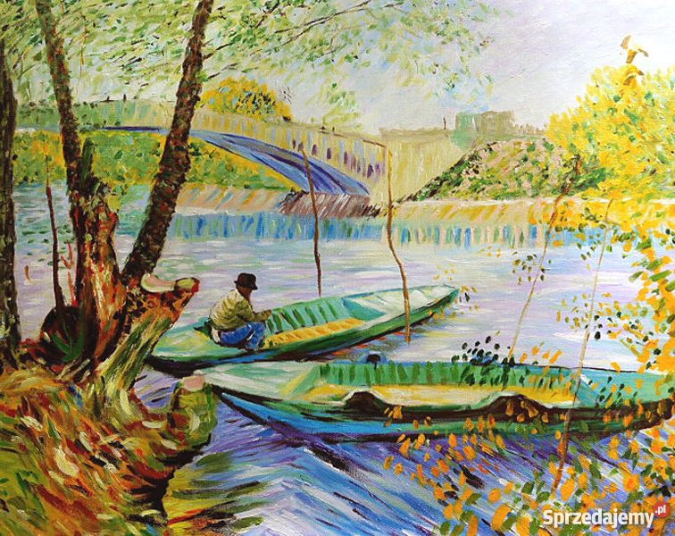 Obraz olejny Wędkarstwo wiosną Vincent van Gogh Warszawa