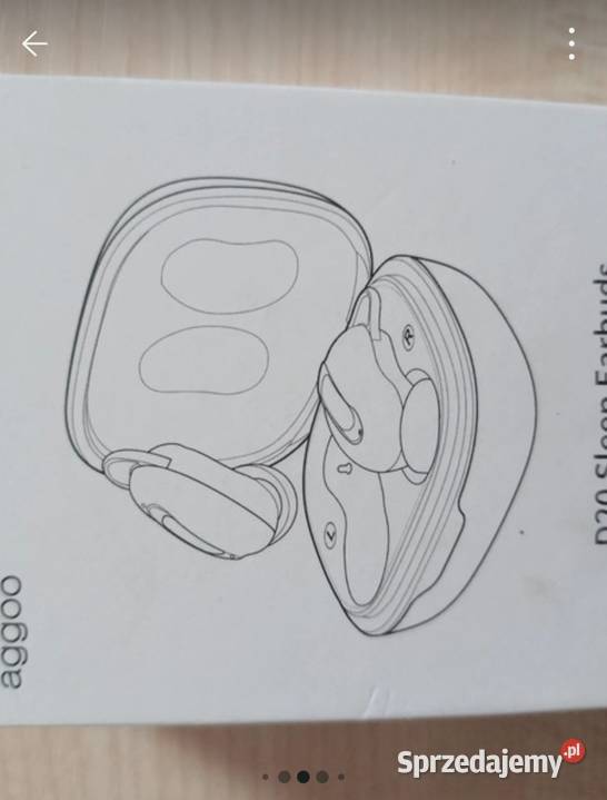 Nowe słuchawki do spania Aggoo D20 ANC Bluetooth Ligota Bialska